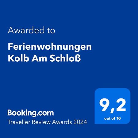 Ferienwohnungen Kolb Am Schloss Bischberg Екстериор снимка